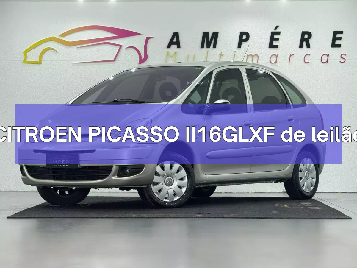 CITROEN PICASSO II16GLXF em leilão