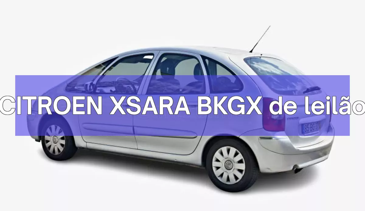 CITROEN XSARA BKGX em leilão