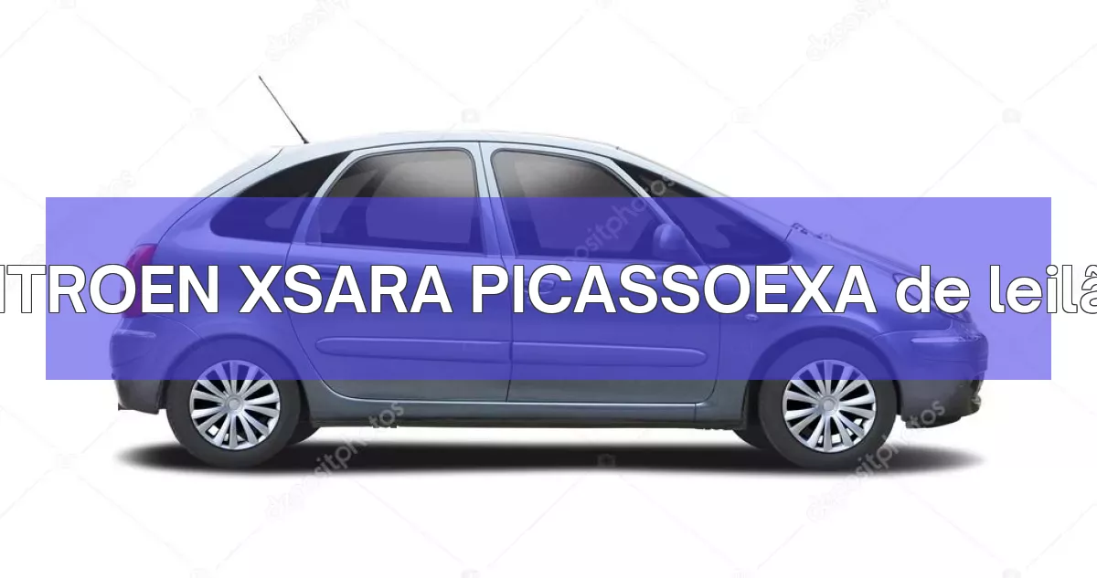 CITROEN XSARA PICASSOEXA em leilão