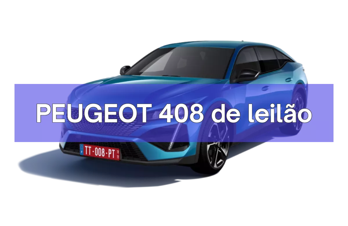 PEUGEOT 408 em leilão