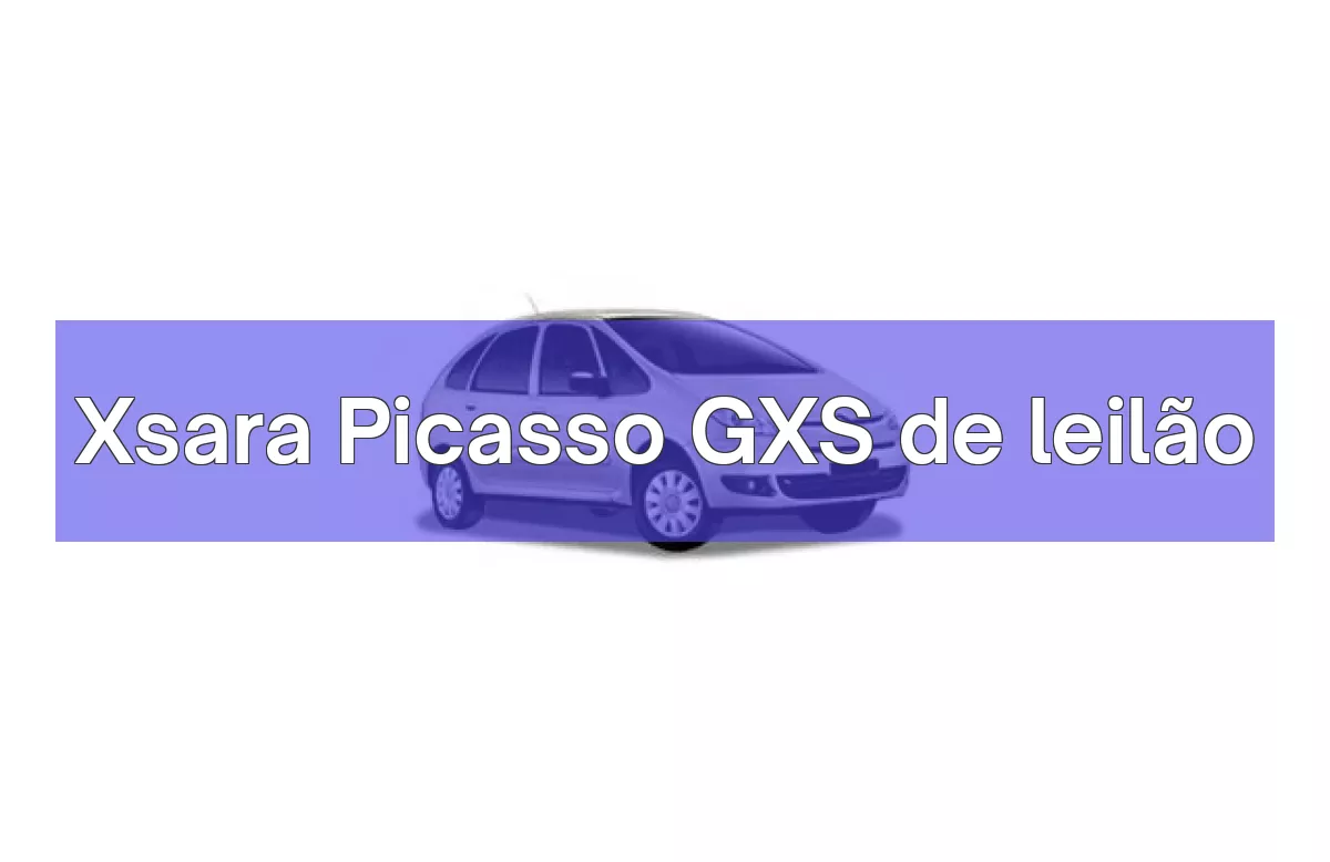 Xsara Picasso GXS em leilão