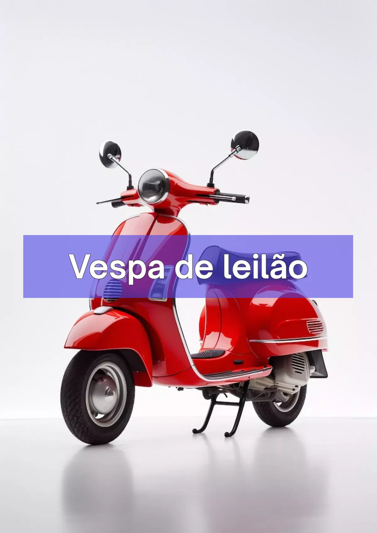 Vespa em leilão
