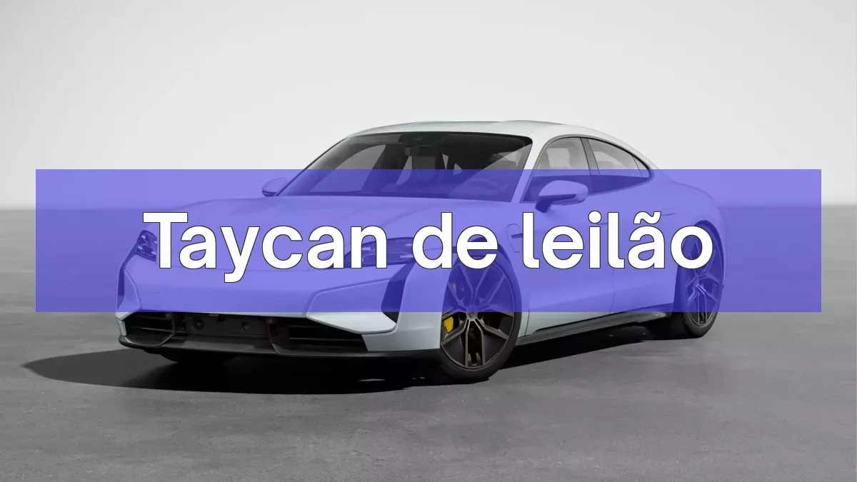 Taycan em leilão