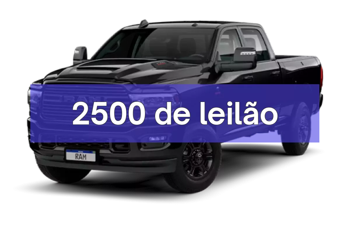 2500 em leilão