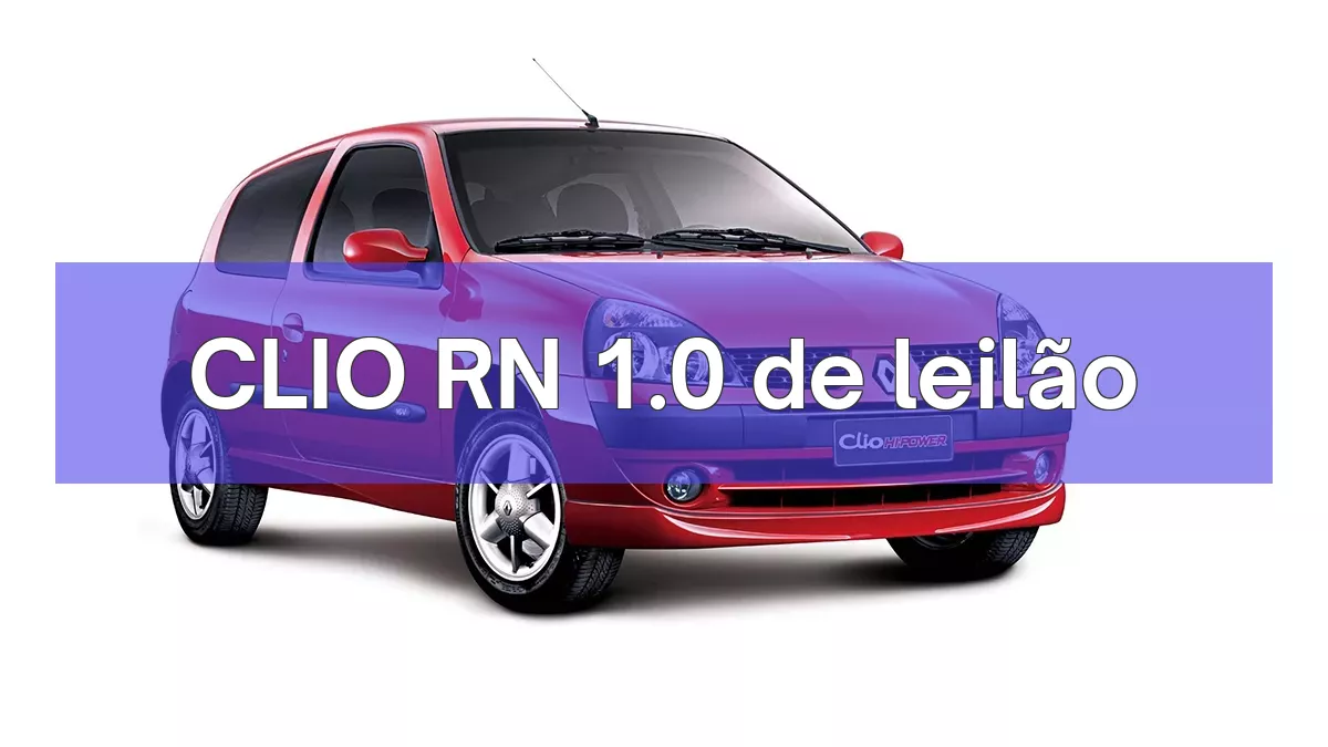 CLIO RN 1.0 em leilão