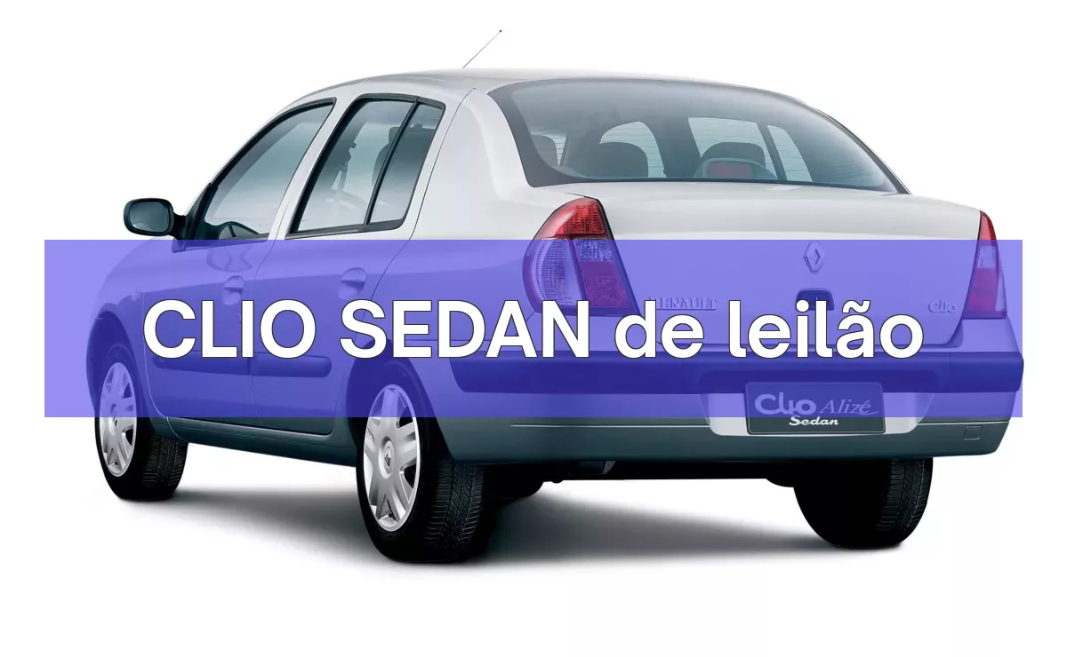 CLIO SEDAN em leilão