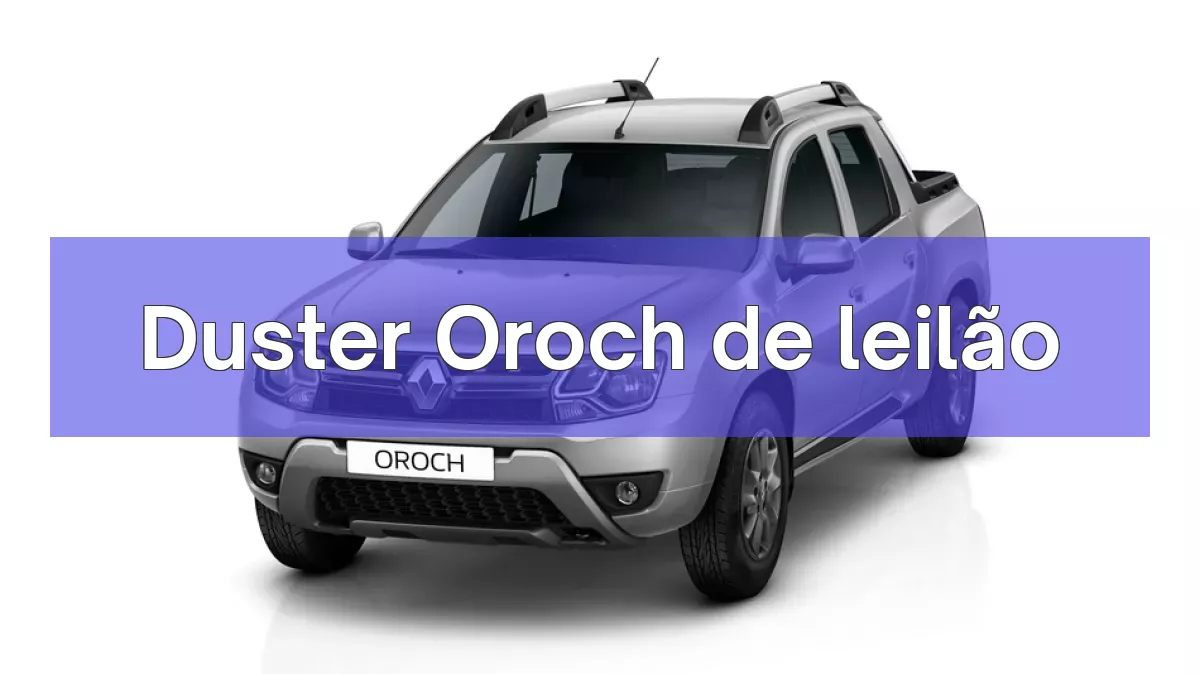 Duster Oroch em leilão