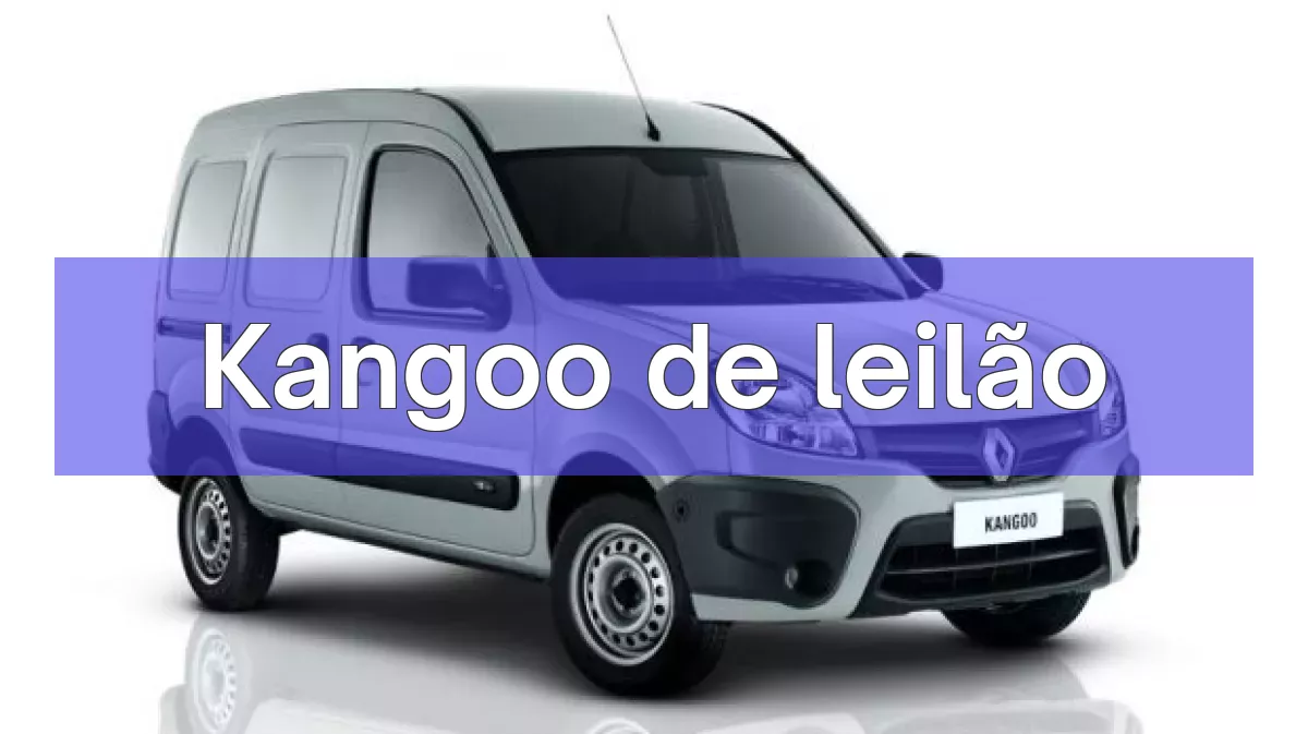 Kangoo em leilão