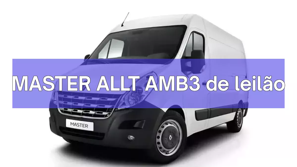 MASTER ALLT AMB3 em leilão
