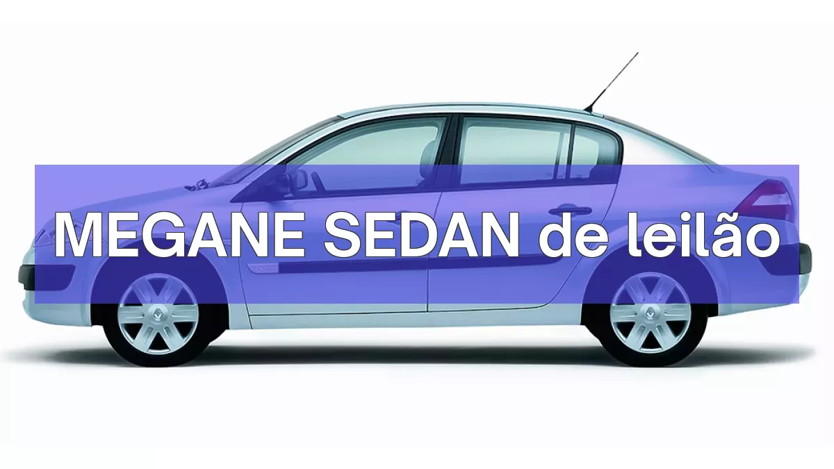 MEGANE SEDAN em leilão