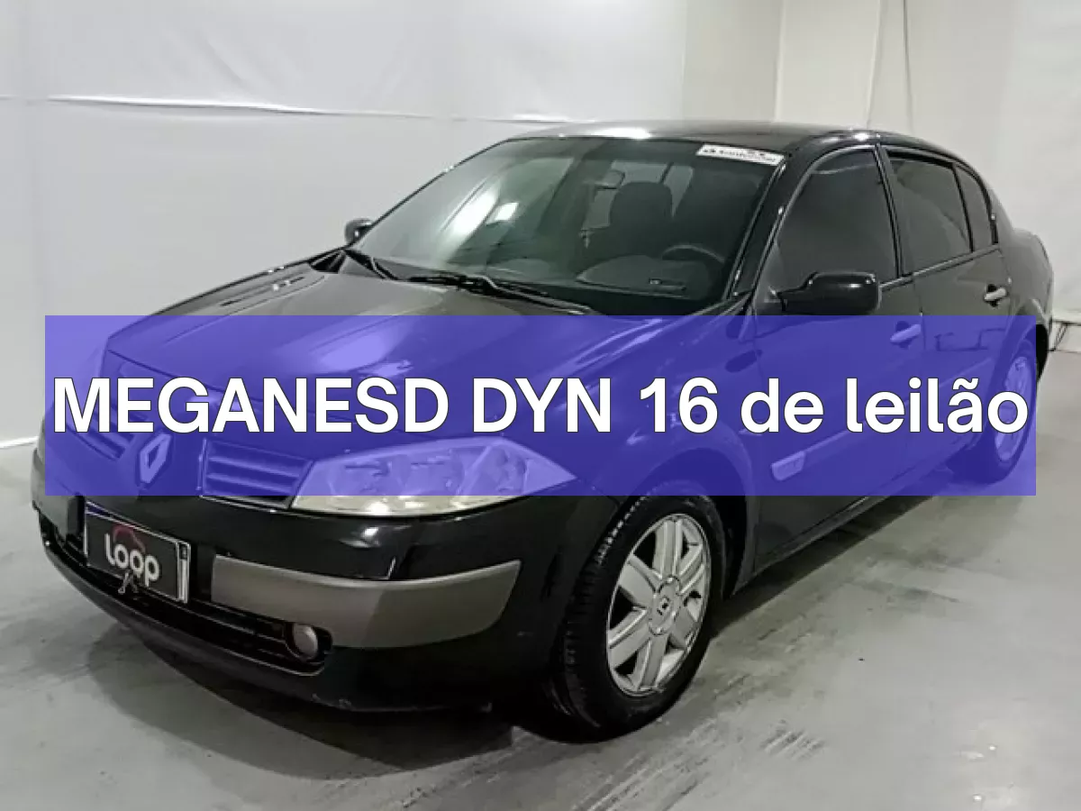 MEGANESD DYN 16 em leilão