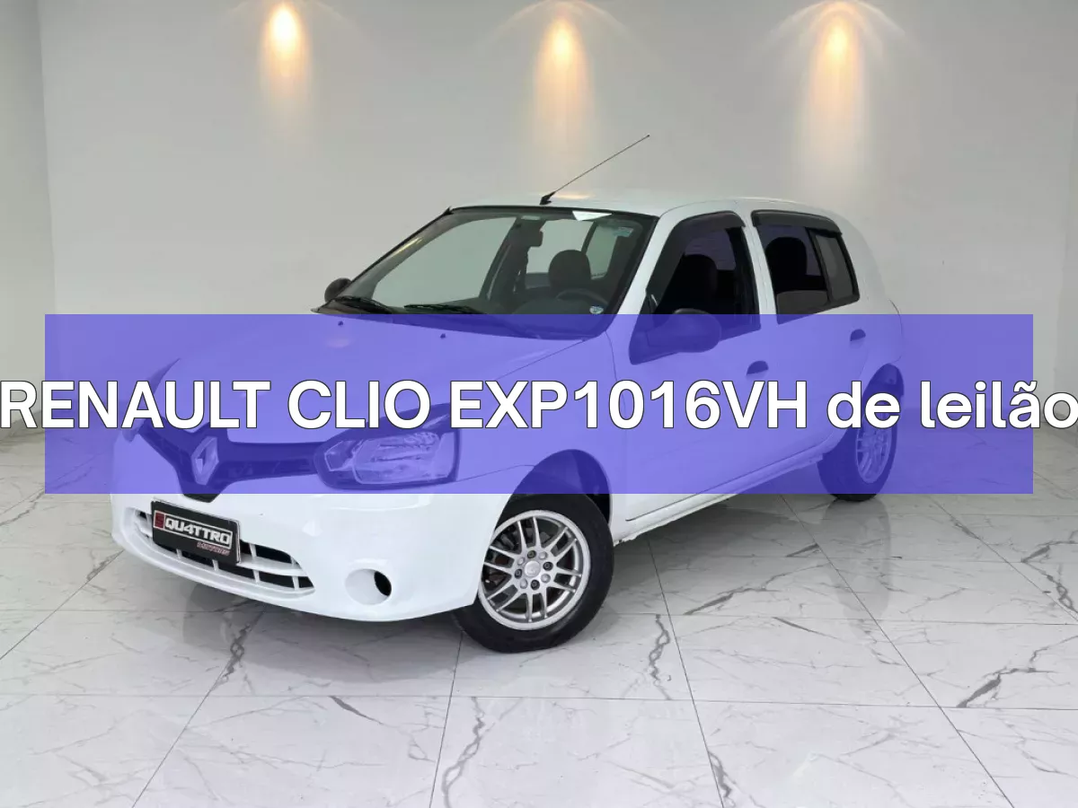 RENAULT CLIO EXP1016VH em leilão