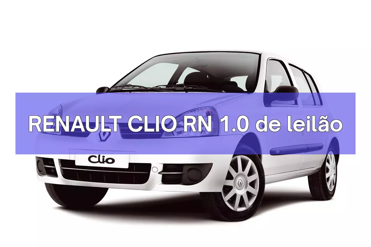 RENAULT CLIO RN 1.0 em leilão