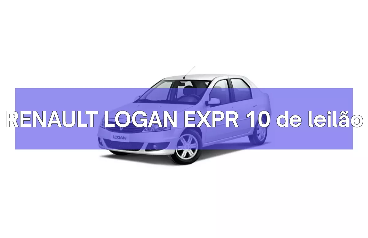 RENAULT LOGAN EXPR 10 em leilão