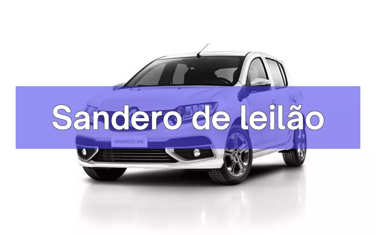 Sandero em leilão