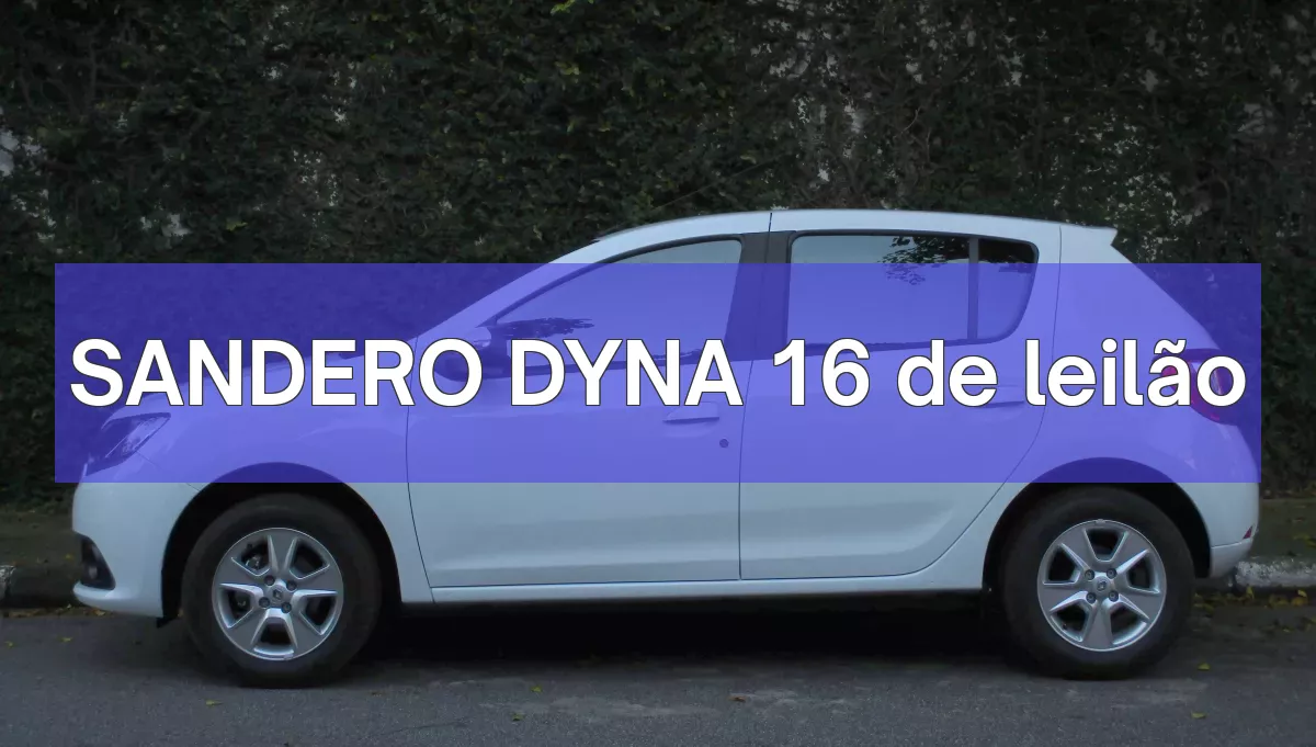 SANDERO DYNA 16 em leilão