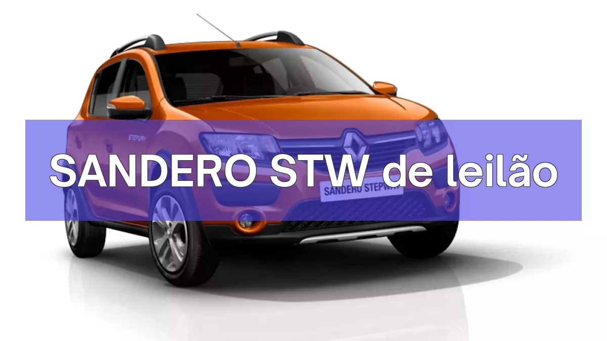 SANDERO STW em leilão