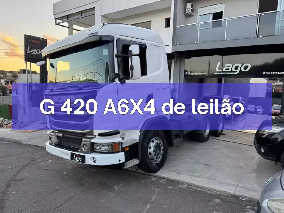 G 420 A6X4 em leilão