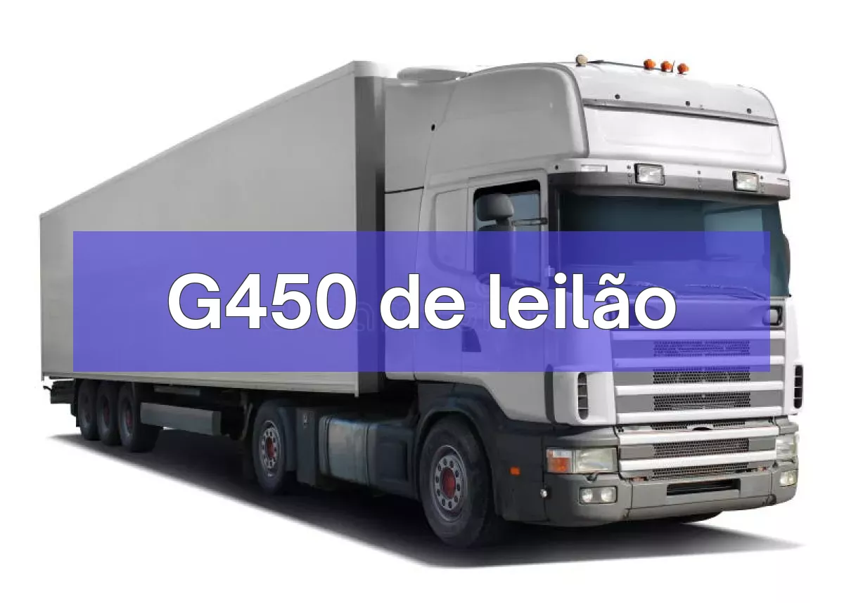G450 em leilão