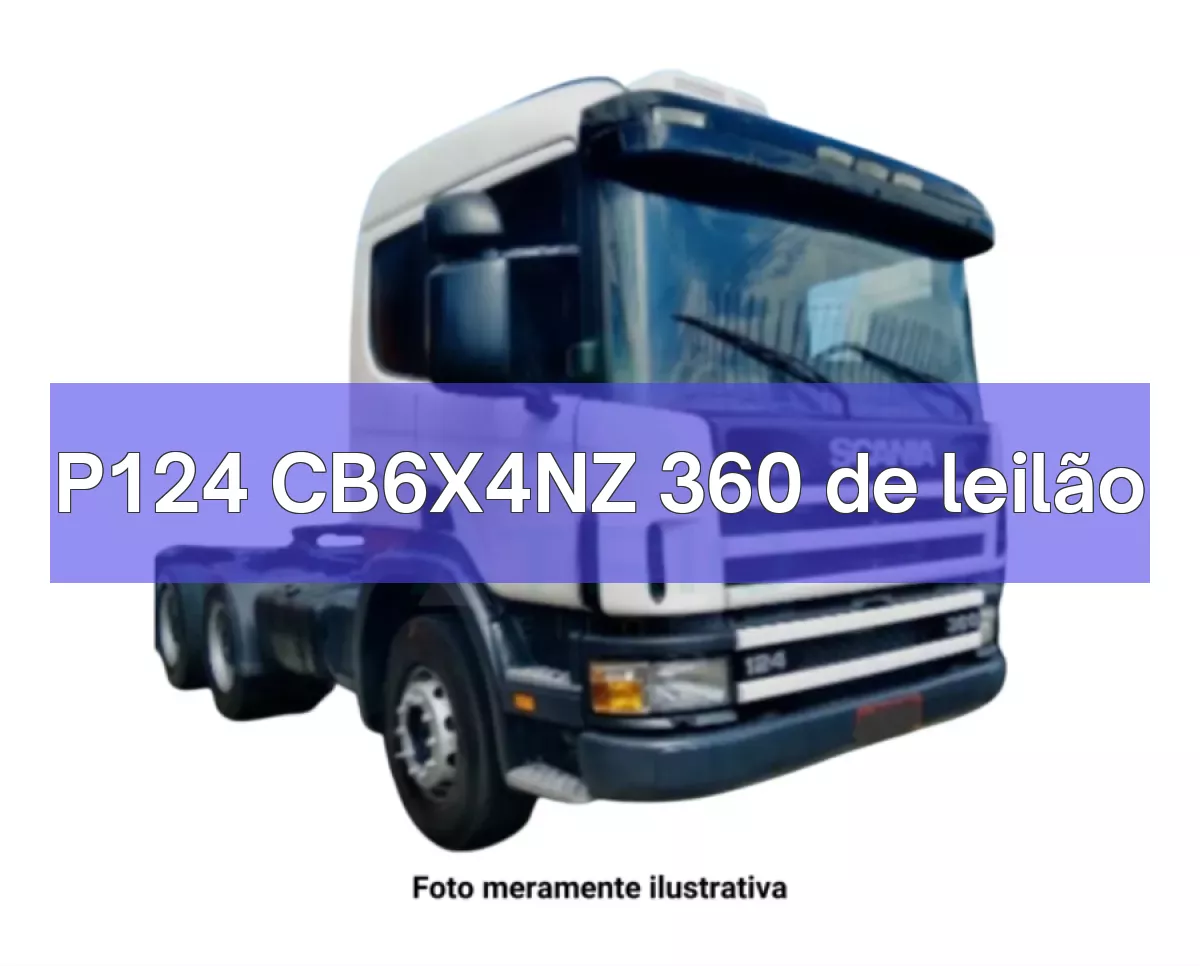 P124 CB6X4NZ 360 em leilão