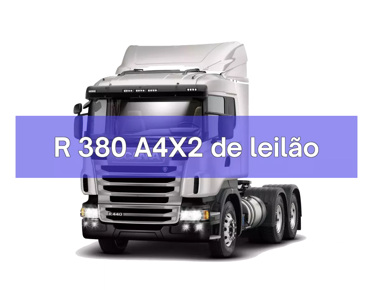 R 380 A4X2 em leilão