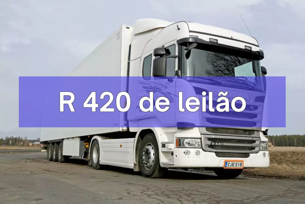 R 420 em leilão