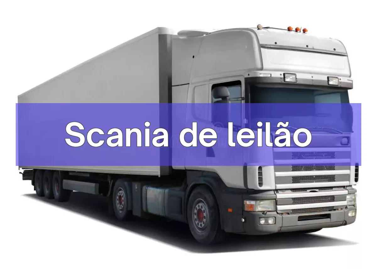 Scania em leilão