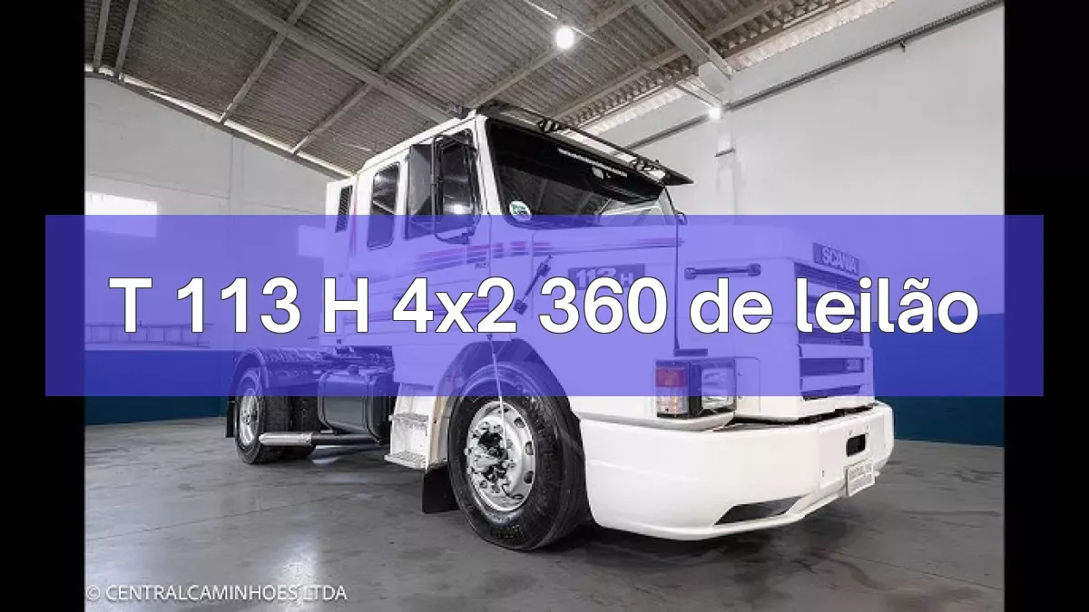 T 113 H 4x2 360 em leilão