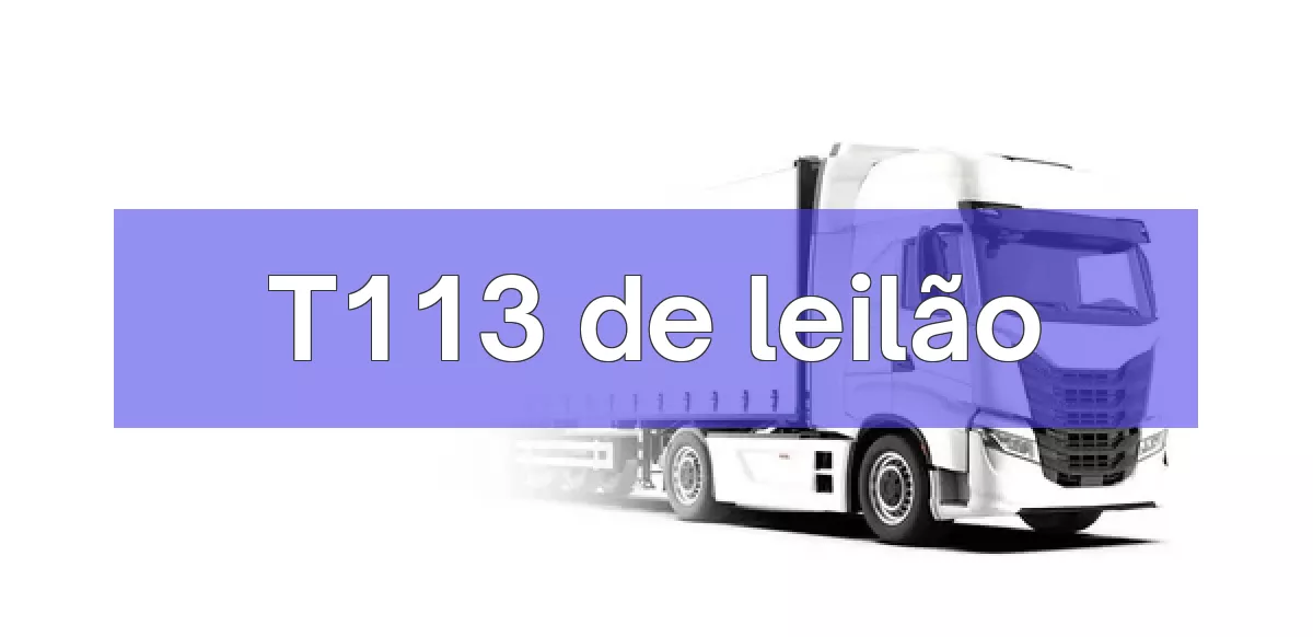 T113 em leilão