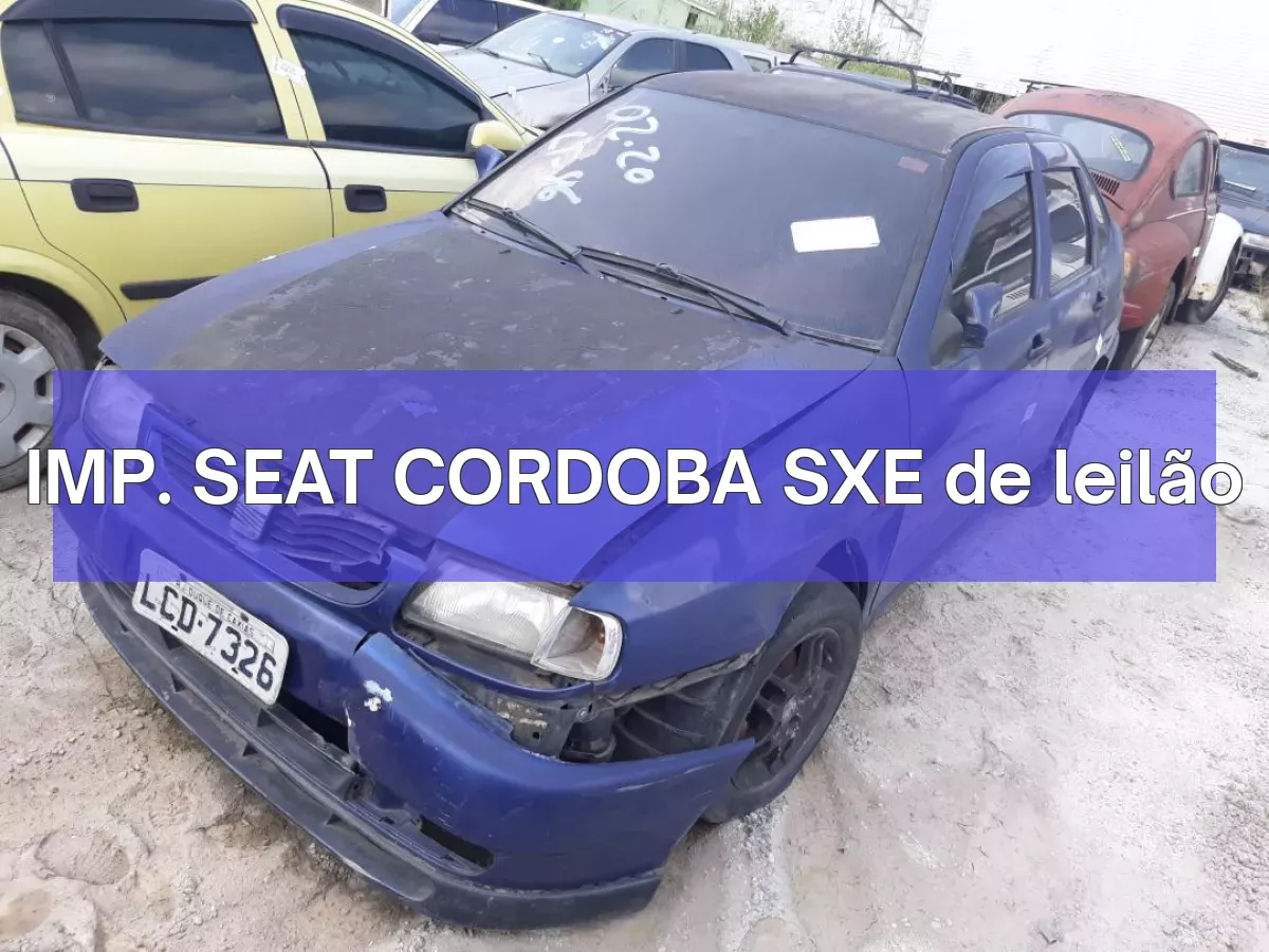 IMP. SEAT CORDOBA SXE em leilão
