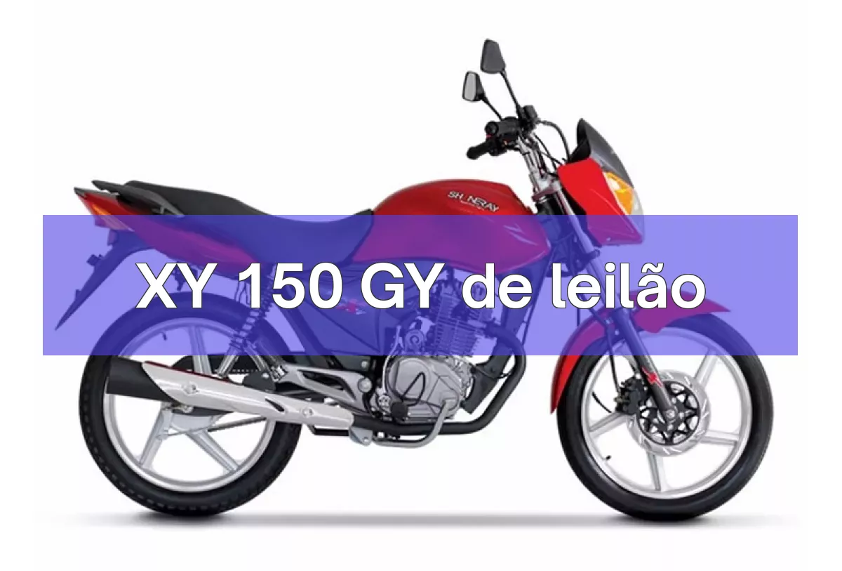 XY 150 GY em leilão