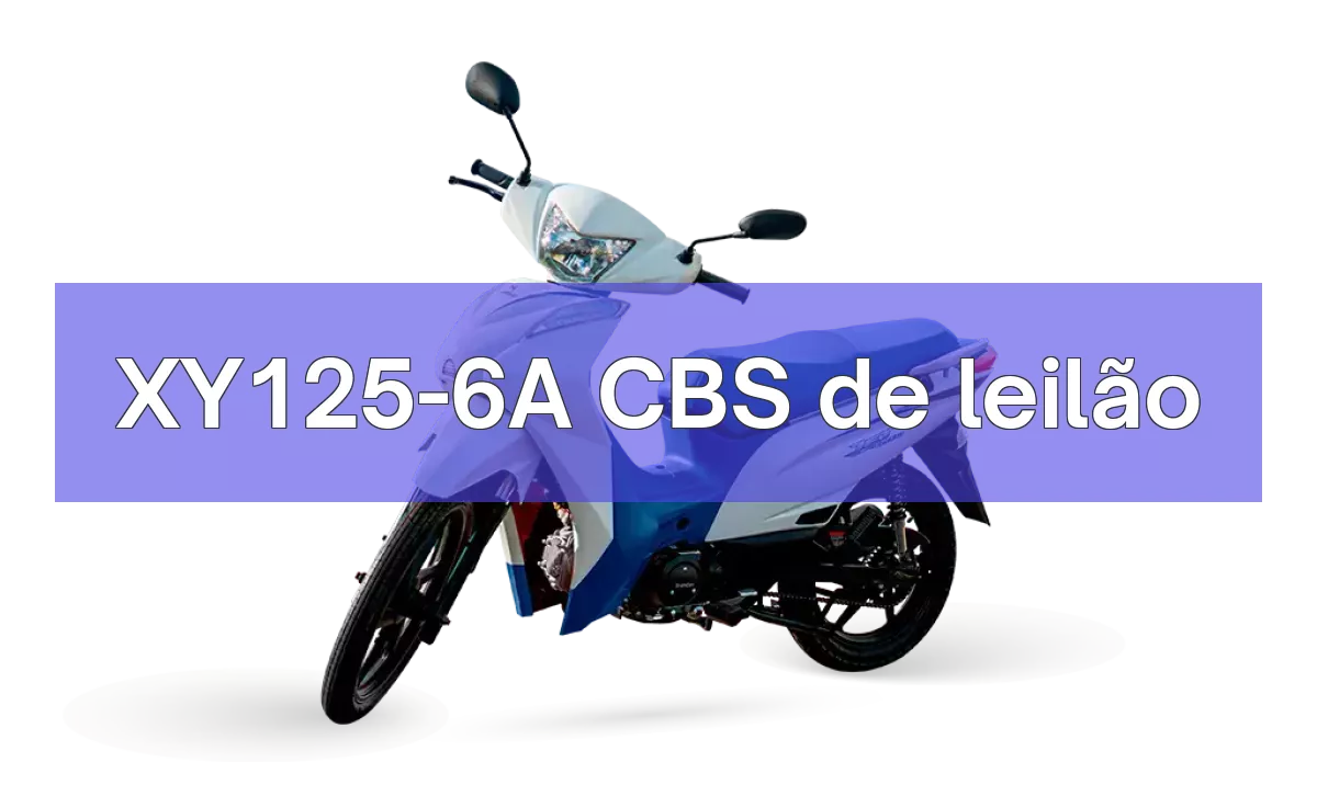 XY125-6A CBS em leilão