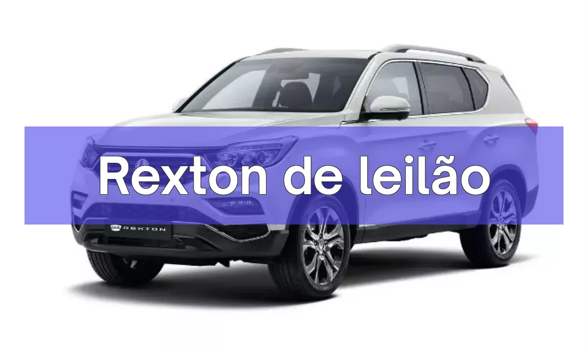 Rexton em leilão
