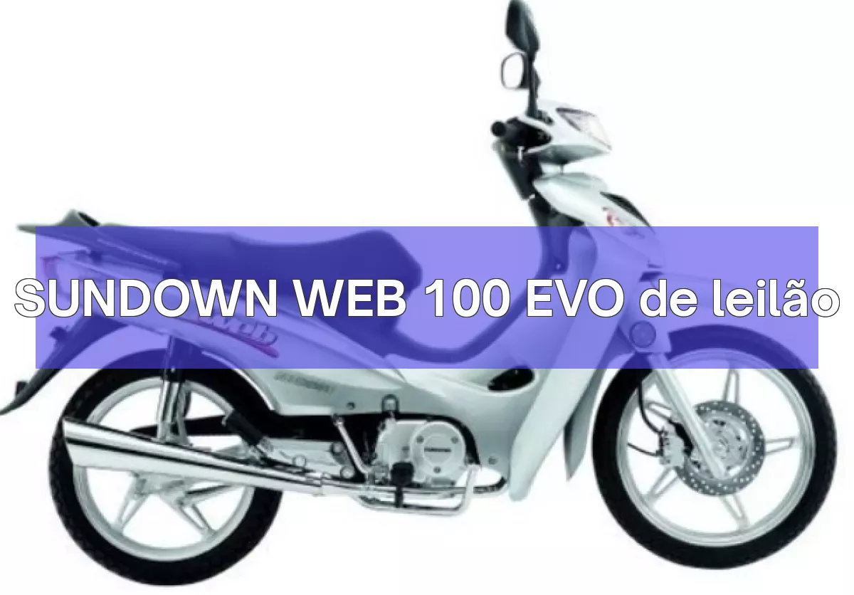 SUNDOWN WEB 100 EVO em leilão