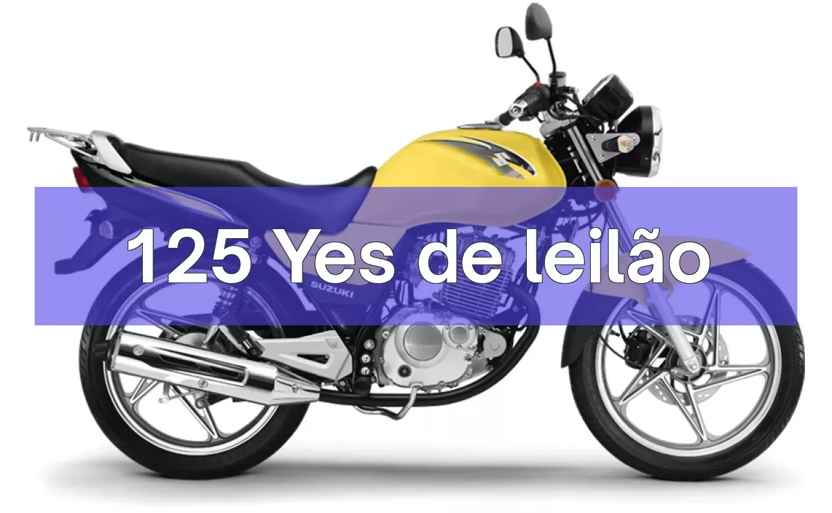 125 Yes em leilão