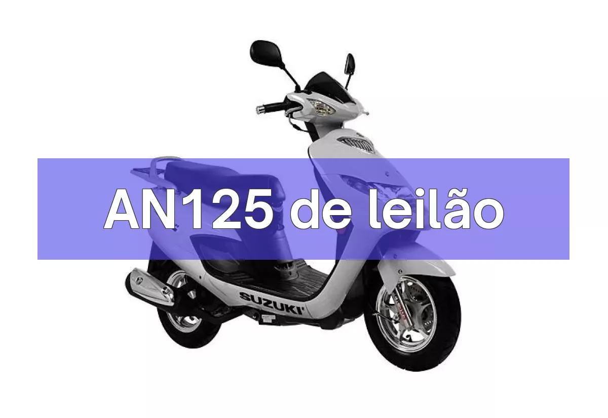 AN125 em leilão