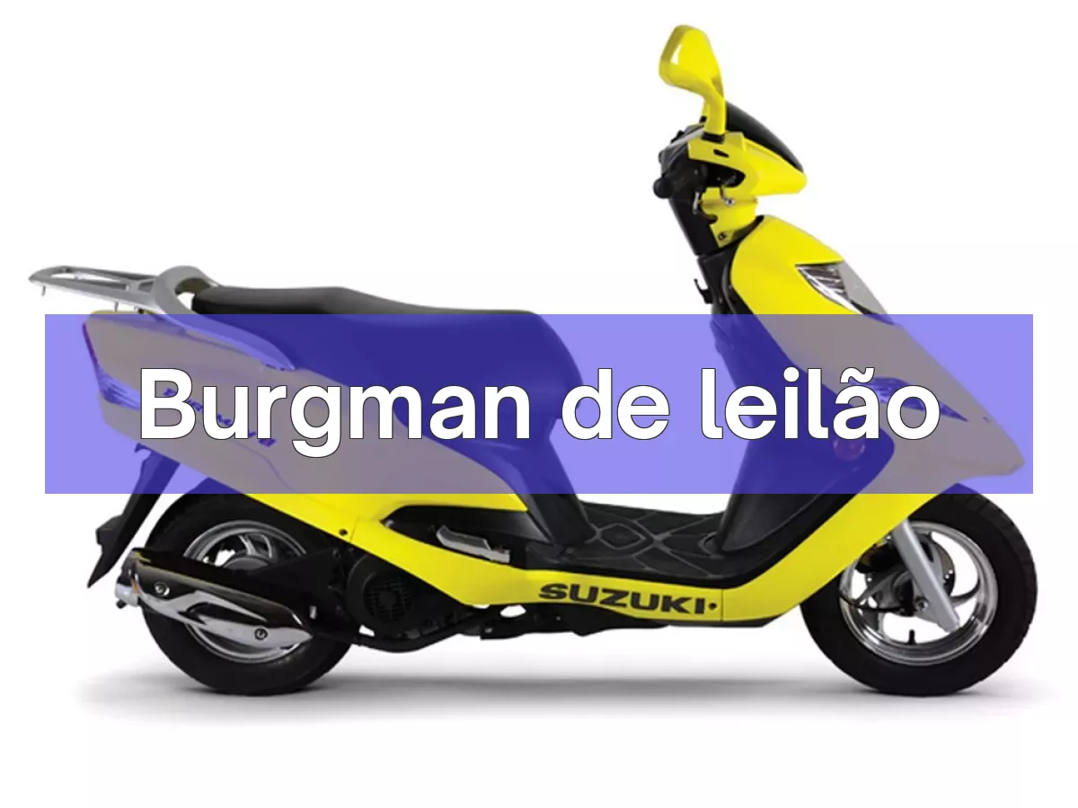 Burgman em leilão