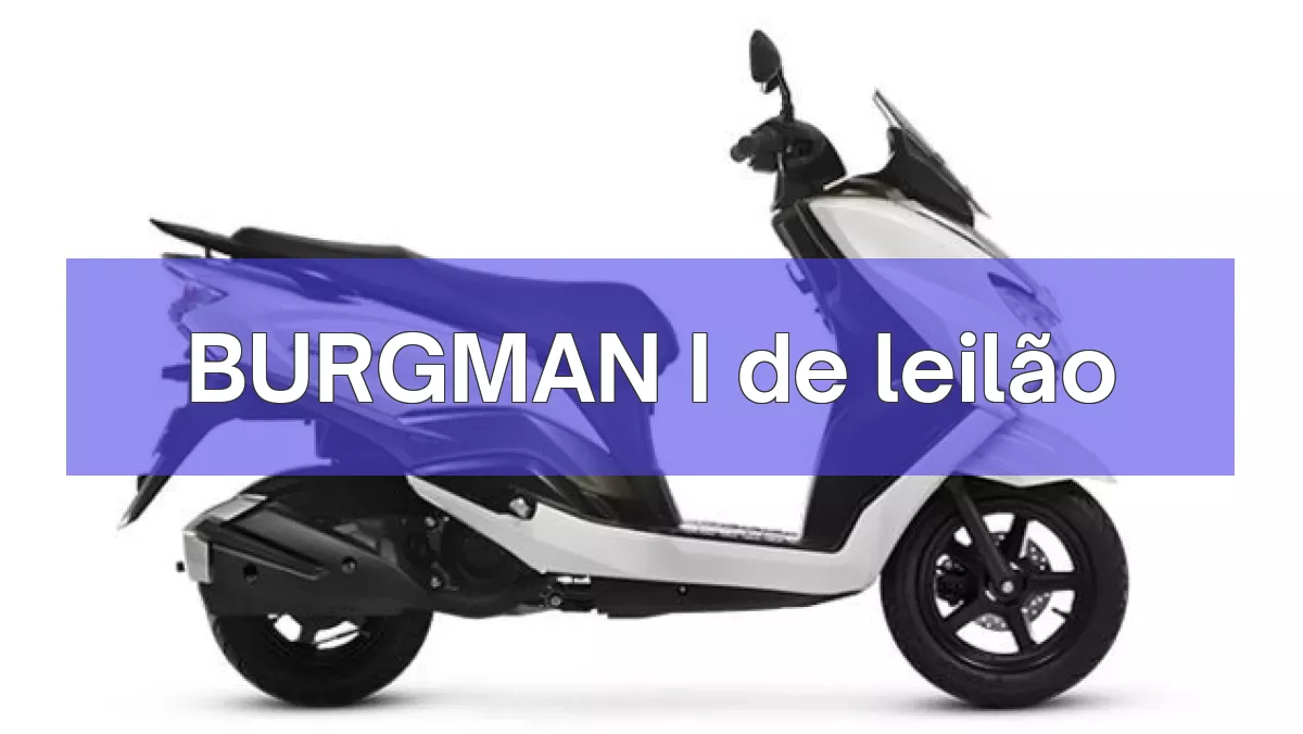 BURGMAN I em leilão