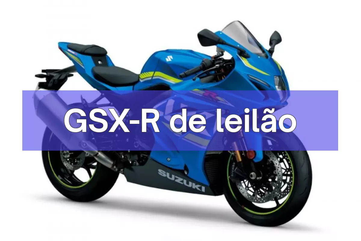 GSX-R em leilão