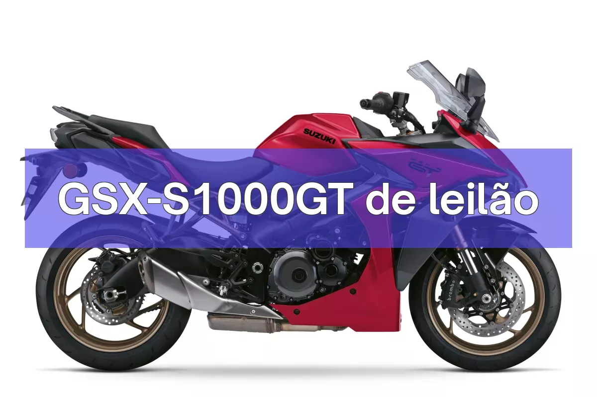 GSX-S1000GT em leilão
