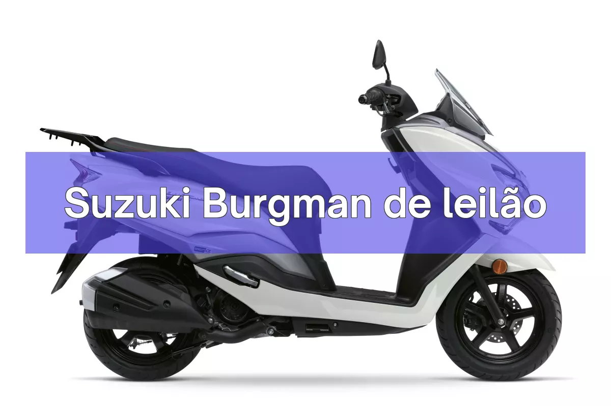Suzuki Burgman em leilão