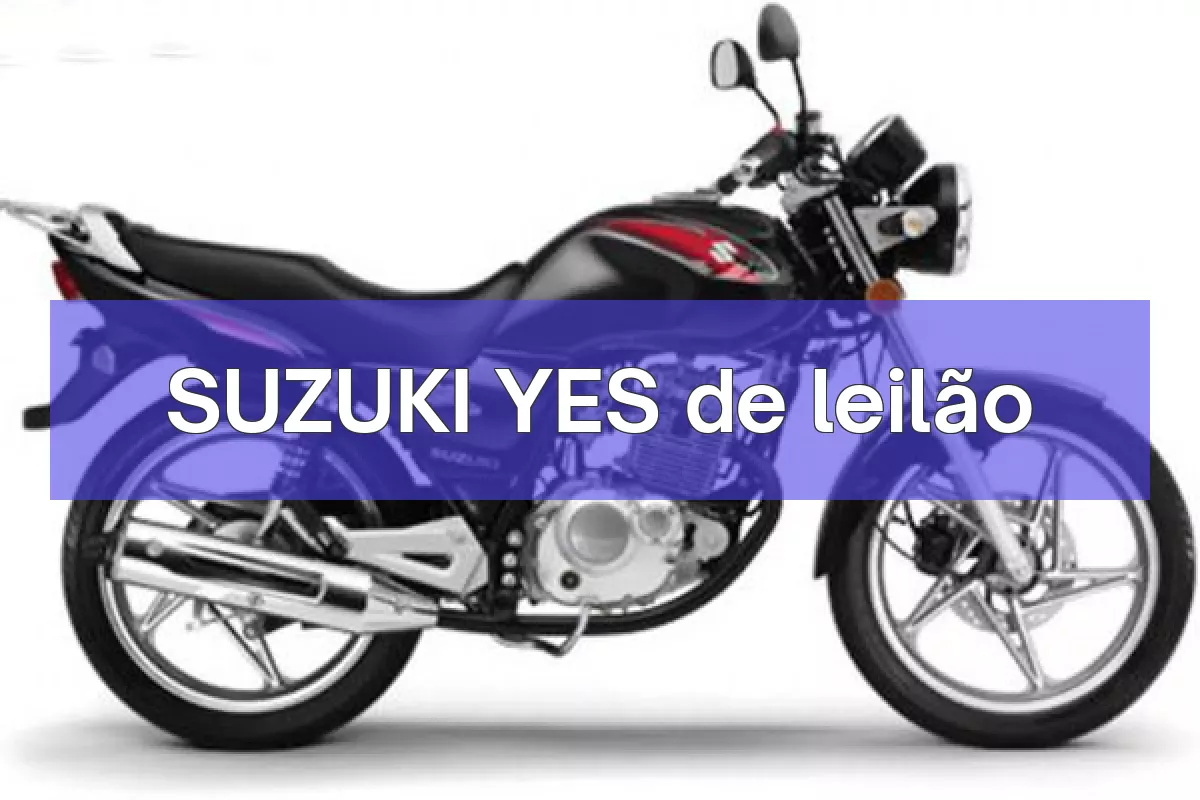 SUZUKI YES em leilão