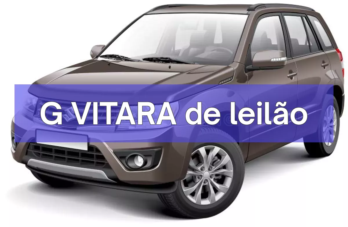G VITARA em leilão