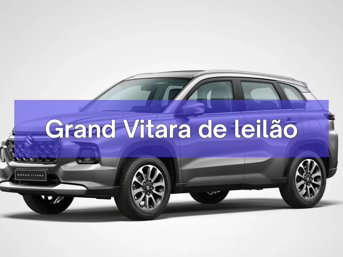 Grand Vitara em leilão