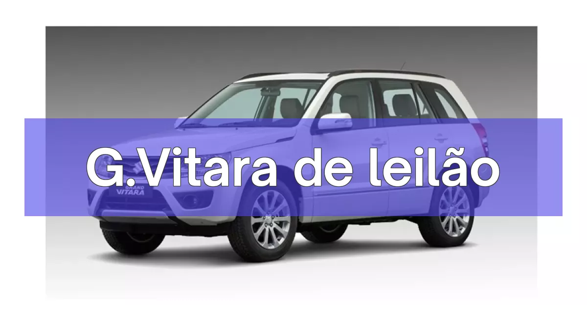 G.Vitara em leilão