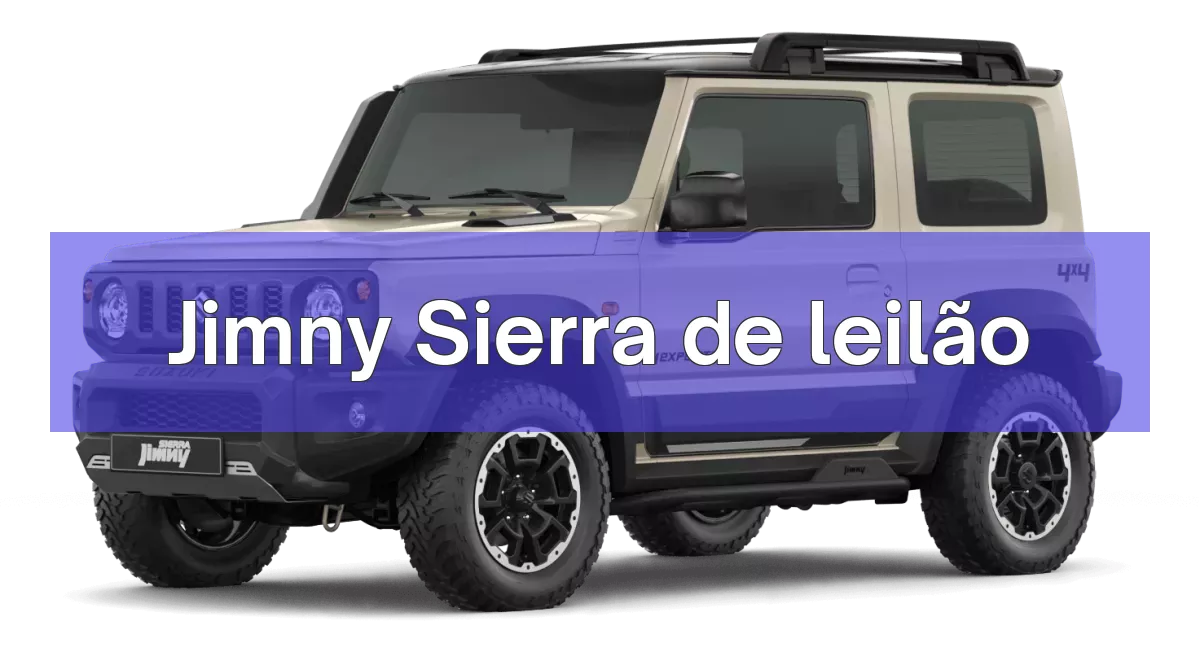 Jimny Sierra em leilão