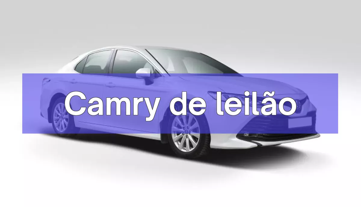 Camry em leilão