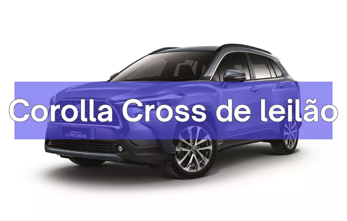 Corolla Cross em leilão