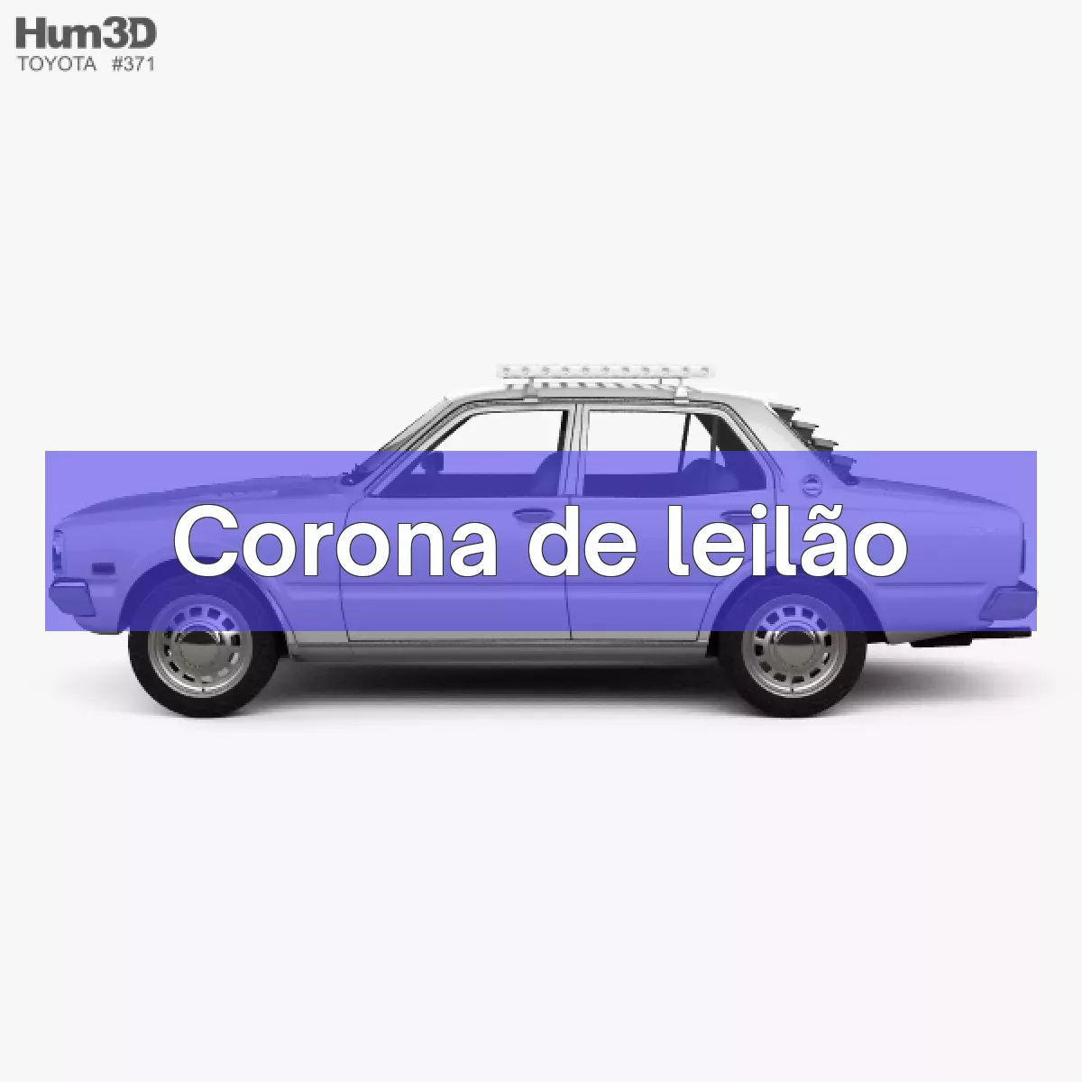 Corona em leilão