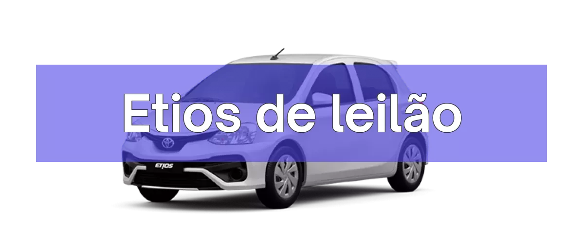 Etios em leilão